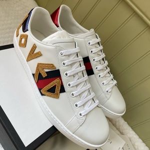 Gucci Women's Ace Loved Embroidered Sneaker